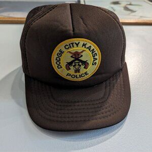 Vintage Dodge City Kansas Police Hat